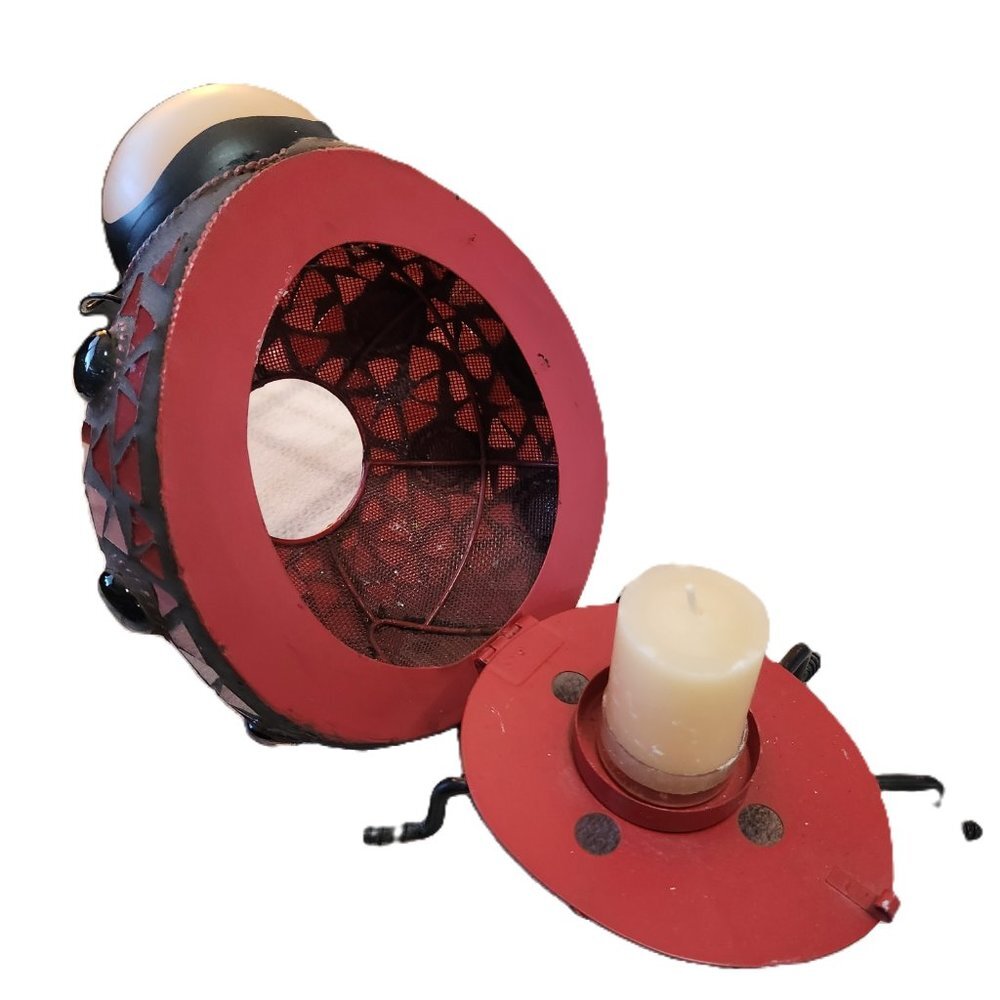 Home Interior Mosaic Ladybug Votive Candle Holder - Picture 12 of 16